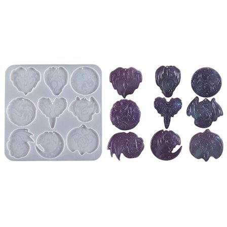 Dragon Silikonform Form Nyckelring 02 02