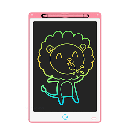 Rosa LCD-skrivetavle leker for 2 3 4 5 6 år gamle gutter jenter, 8,5 tommers barneskrivetavle, fargerikt maleri tavle barn magisk tavle, barn maleri