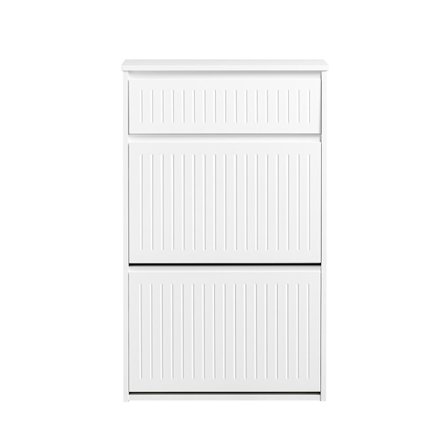 SoBuy hvid skoskab med 1 skuffe 26.01x61.01x100cm, moderne FSR165-W