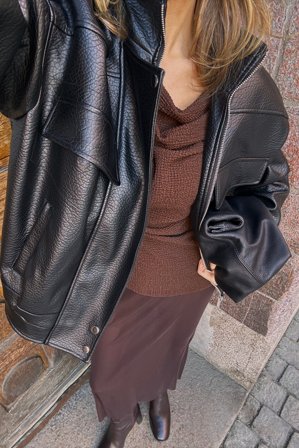 NA-KD Structured Shoulderpad Top - Ærmeløse toppe - Brun - XL