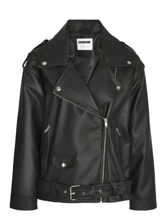 NOISY MAY | Nmpaulina Oversize Biker Jacket Noos | L