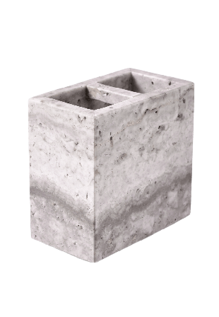 Åhléns Home Tandborstställ TRAVERTINE Badrumstillbehör Beige ONESIZE