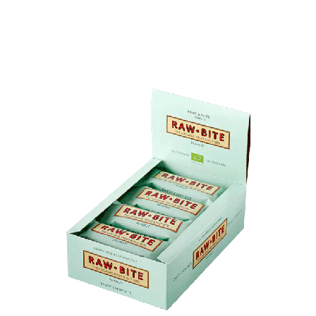 Rawbite 12 x Hedelmä-pähkinäpatukka 50 g