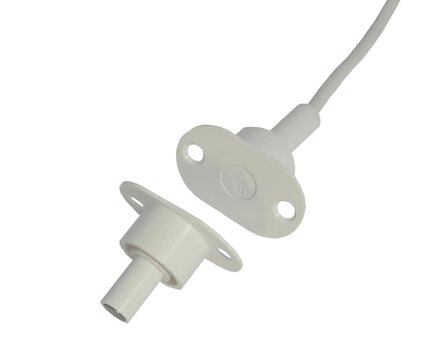 Alarmtech MC 370-S11 Høysikkerhetskontakt 22 mm sensor, innebygd 2 m kabel, Alarm & sikkerhet