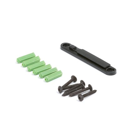 Wall bracket for belt barriers, incl. fixings