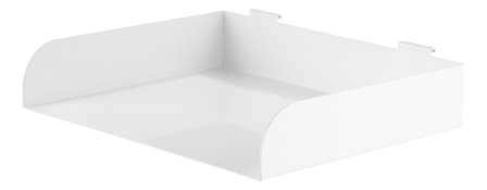 Deltaco Office - dokument/telefon-holder - 318 x 250 mm - matt hvit