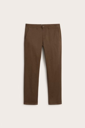 Kappahl | Spodnie chino regular fit | Brązowy