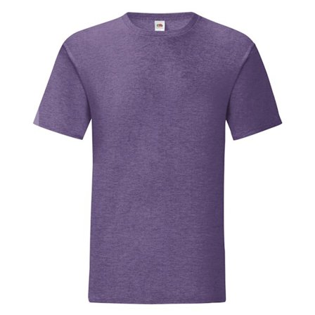 Fruit Of The Loom Iconic T-shirt för män (5-pack) 3XL Heather P