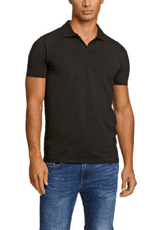 Lindbergh Pikétröja T-shirts Herr Svart M