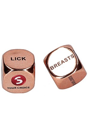 Shots Love Dice Rosé Gold Tärningsspel - Blushme.se