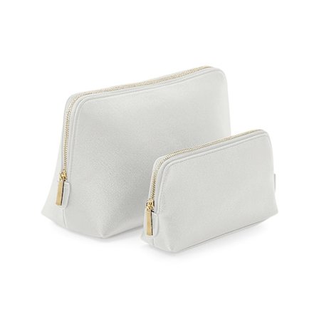 Bagbase Boutique Läderlook PU Toalettväska L Soft Grey