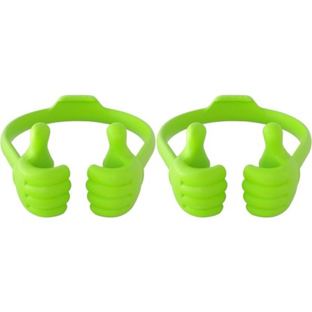 Thumbs Up 2-pak Tablet Stand, Tablet Display Stand Holder til skrivebord, Tablet Stand Kompatibel med iPad-serien, Samsung Galaxy Tabs