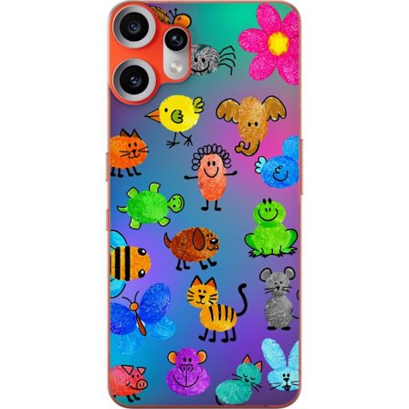 Kompatibel Mobilcover til Nothing CMF Phone 2 Pro Little Scribble Friends