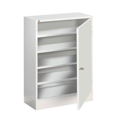 Schrank SERVE, 800 x 660 x 275 mm, weiß