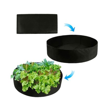 Slitesterk Plantekasse i Filt, 120 x 30 cm, Ideell for Hager