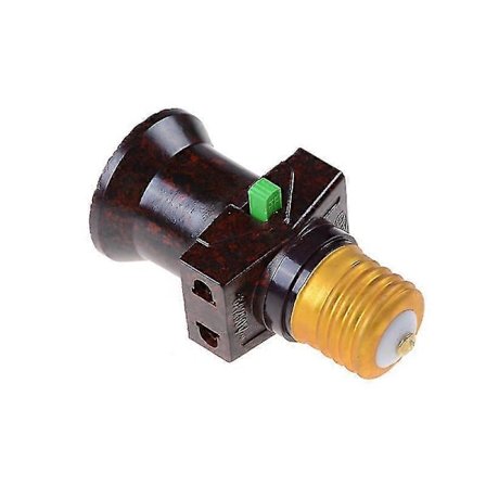 1 stk E27 Skruefatning Lysholder Konverter Til Med Afbryder Pærefatning Adapter