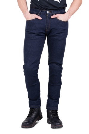 Jeansy Motocyklowe Ride&Sons Cordura Single Layer Straight/Regular Ciemny Denim W32 x L34