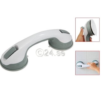 Hjælpemiddelhåndtag til badeværelset med selvklæbende sugekopper