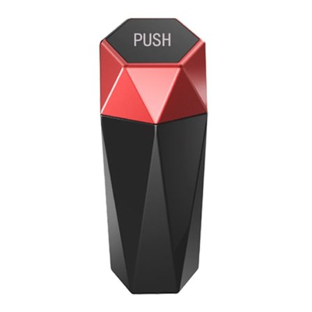 Bilsoptunna med lock RÖTT