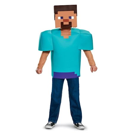 Minecraft Classic Dress Up Steve 4-6 år.