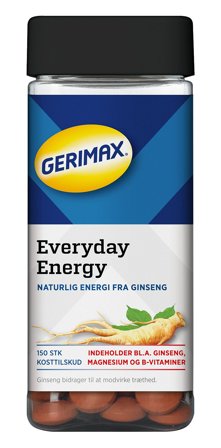 Gerimax Everyday Energy 150 stk., Helse & Madvarer, Ingredienser, Ginseng