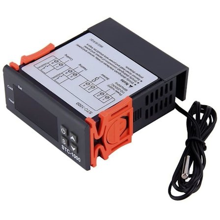 Stc-1000 220v Universal termostat temperaturregulator kalibrering Fahrenheit & Celsius display +