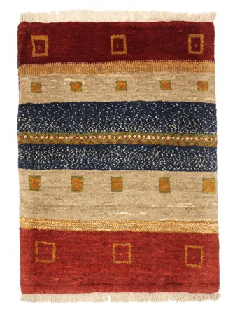 Handknuten Orientalisk Gabbeh Matta 60X80