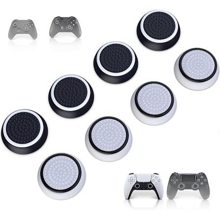 PS4 Xbox PS5 Thump-Stick Tillbehörsset 8 Kontrollgrepp för Xbox One Series X S Nintendo Switch Pro Controller PS5 PS4 Gamepad Skyddsklämma