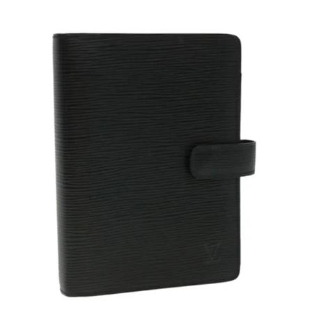 Louis Vuitton Vintage Pre-owned Leather home-office svart, unisex Vintage Accessoarer, unisex, Storlek: ONE SIZE