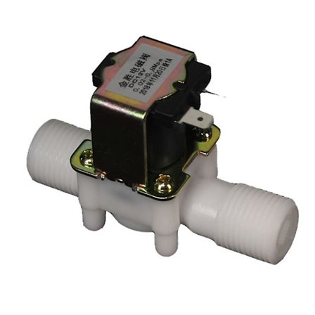 DN15 Vand Solenoid Ventiler Normalt Lukket Type Plast Solenoid Ventiler til Vandkontrolmaskine (FMY)
