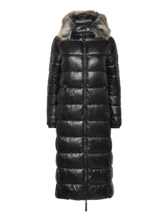 Code Mtn Fuji Shine Ll Jkt Topattu Pitkä Takki Musta Superdry