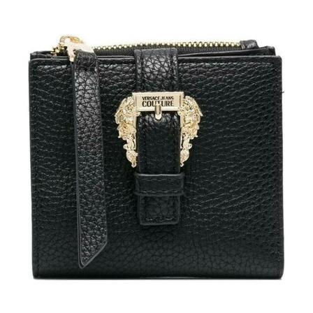 Versace Jeans Couture, Wallets Cardholders Czarny, Kobieta, Rozmiar: ONE Size