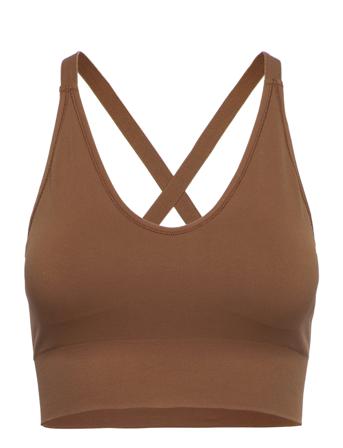 Crossback Seamless Support Bra Lingerie Bras & Tops Sports Bras - ALL Brun Filippa K Soft Sport