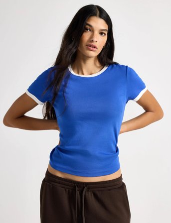 Lindex Top Lisa - Blue - S