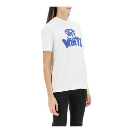 Off White, T-Shirts Wit, Dames, Maat:L