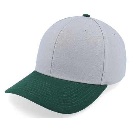 Richardson - Grå adjustable Keps - 514 Combination Grey/dark Green Adjustable @ Hatstore