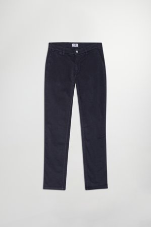 Marco Chino Herr Grå Bomull