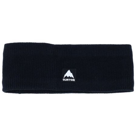 Burton - Svart headband Beanie - Fleece Lined Mountain High True Black Headband @ Hatstore