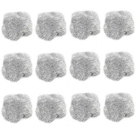 12 st Dammsugare Fönsterputsrobot Rengöringsduk för Elektrisk Fönsterputsrobot Dammsugare