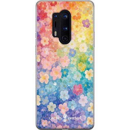 Yhteensopiva Puhelinkuori OnePlus OnePlus 8 Pro Cactus and Friends – RainbowBloom