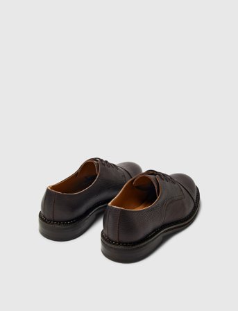 Selected Slhotis Leather Toe-Cap Shoe - Brown - 41