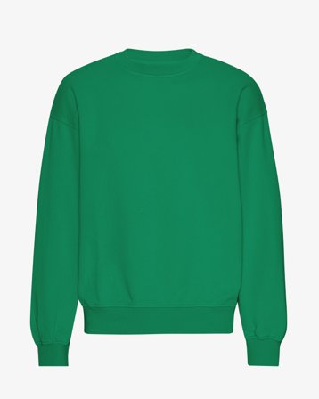 Organic Oversized Crew - Kelly Green L
