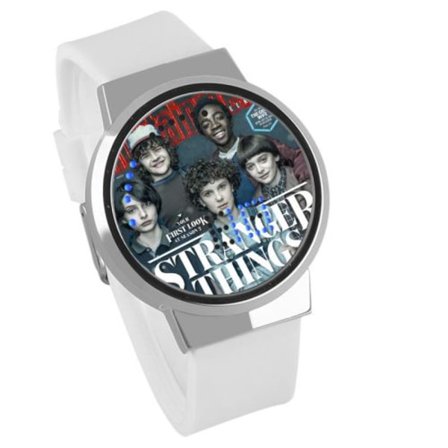 Vandtæt lysende LED digital touch ur - Stranger Things #