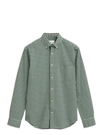 GANT | Reg Classic Poplin Gingham Shirt | XL