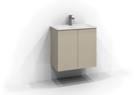 Svedbergs Poem Tvättställsskåp 2 dörrar Sand, Badrum