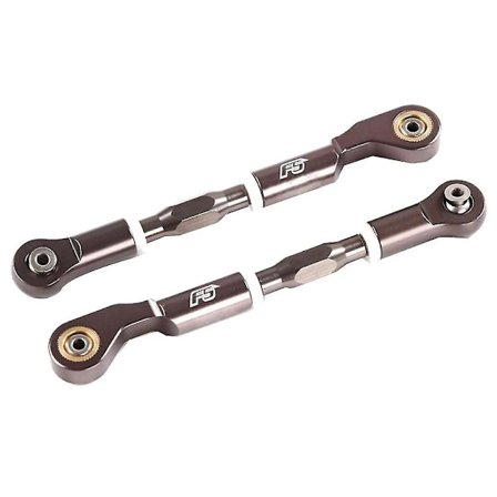 1 par CNC metal styrestang trækstang til F5 Mcd Rr5 1/5 Rc bil On Road