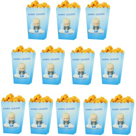 Tecknad baby familjtema Födelsedagsfest Set 10-20 personer Baby shower Accessoarer Boss presentpåsar Anpassa bakgrund