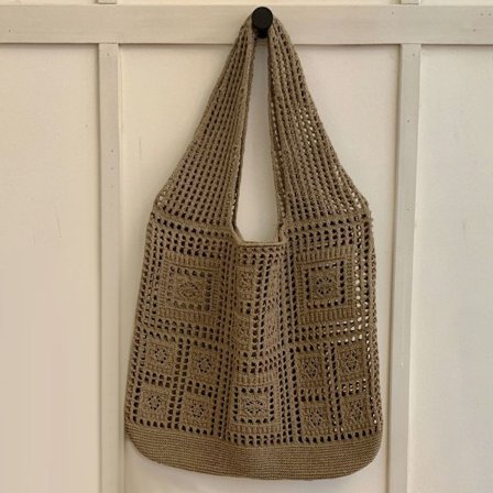 Skuldertasker Hæklet taske BRUN