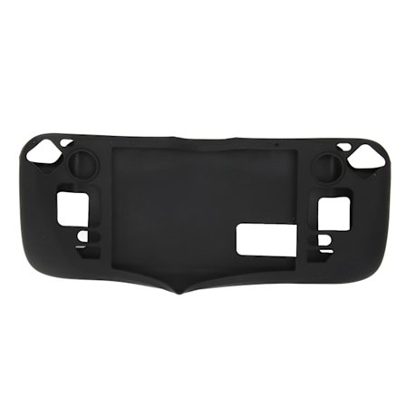 Sort Silikone Beskyttelsesetui til Steam Deck Stødabsorbering Skridsikker Ridsesikker