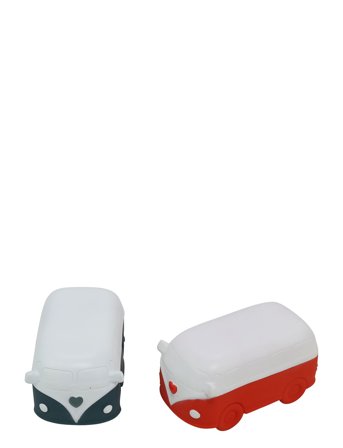 Rätt Start Natural Rubber, Bath Toys, Busses, 2-Pack - Multi/patterned - ONE SIZE